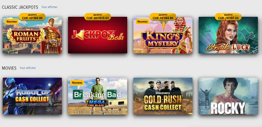 Casino en ligne suisse