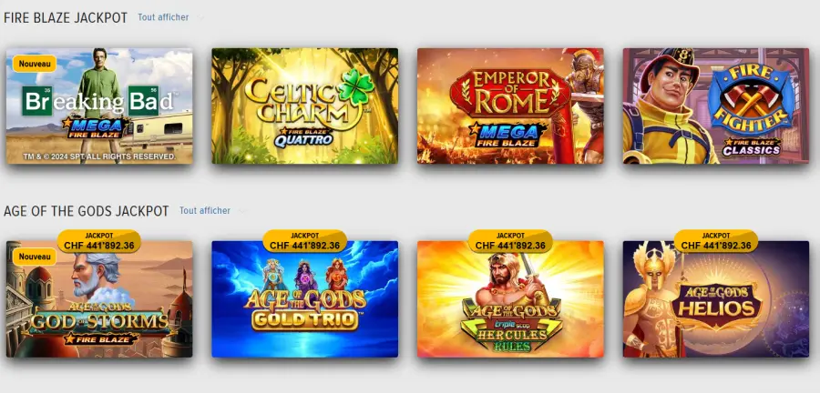 Meilleur casino en ligne suisse